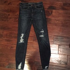 High rise jeans